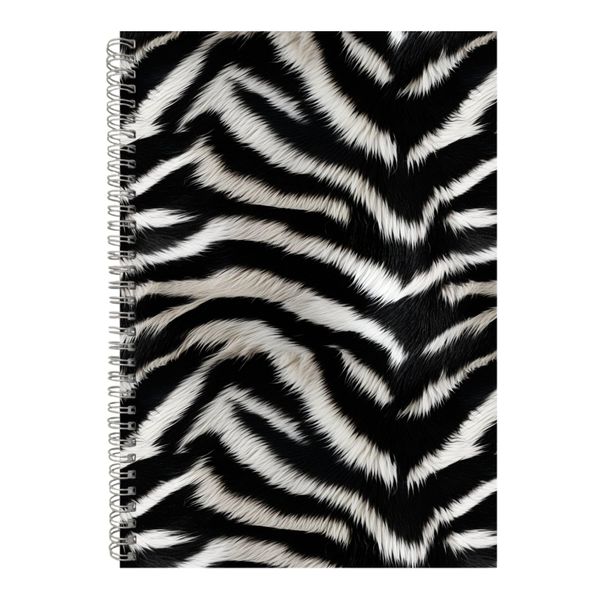 Zebra A4 Notebook Spiral and Lined Safari Saying Graphic Notepad Present156