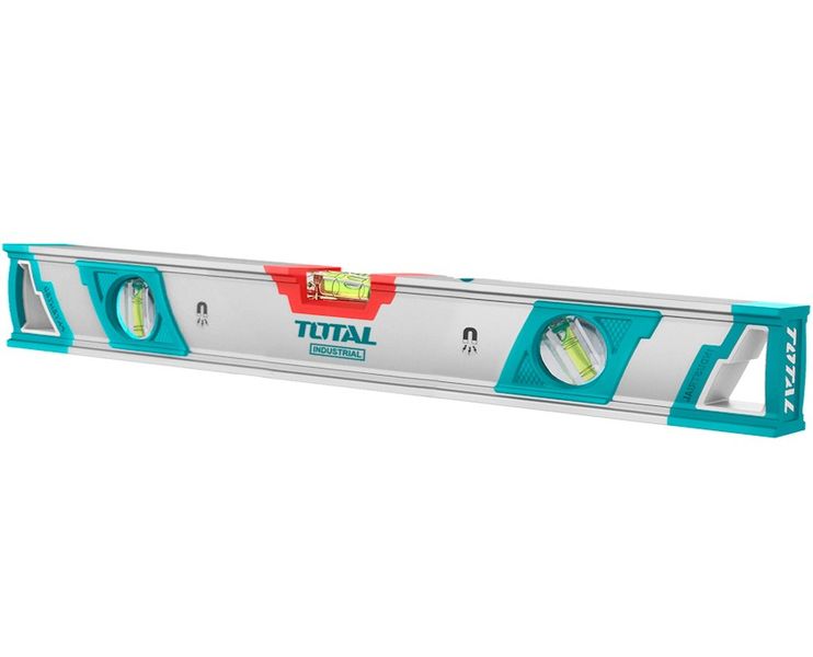 Total Tools 600mm Spirit Level with 3 Powerful Magnets