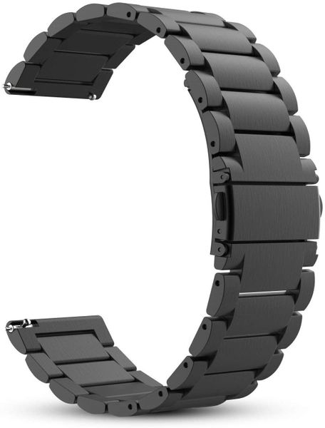 Stainless Steel Strap Compatible With Garmin Venu 20mm-Black