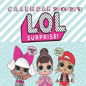 LOL Surprise Calendar 2021: LOL Surprise Calendar 2021 Monthly Colorful