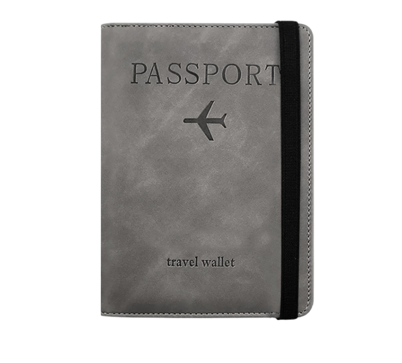 Travel Pu Slim Leather Wallet/Passport Holder