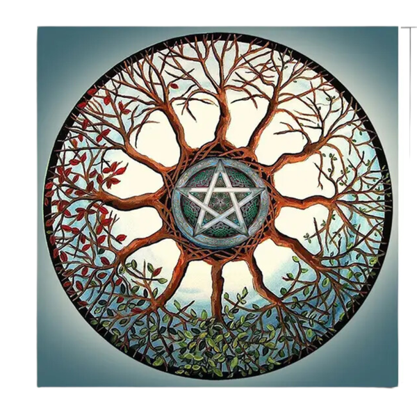 Tree of Life Tarot Tablecloth