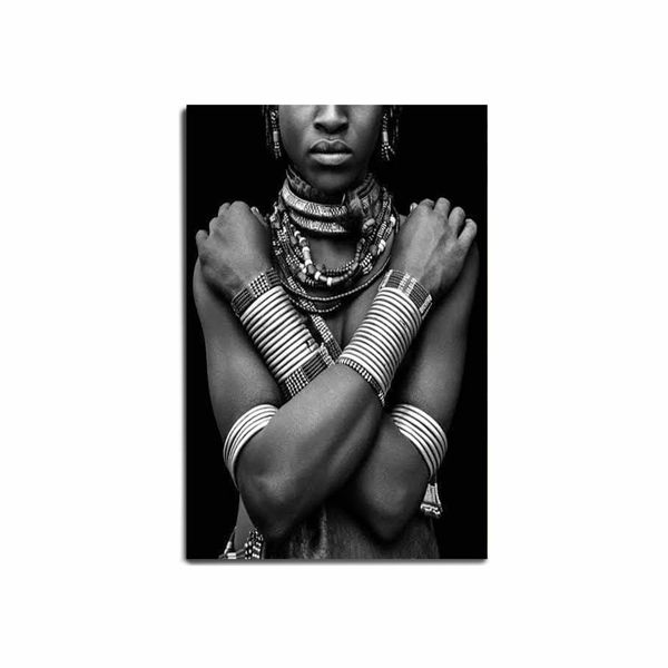 The BaXhosa Clan - Hand Wrist Craft Home Decor A1 Printed Wall Canvas - 80cm x 60cm