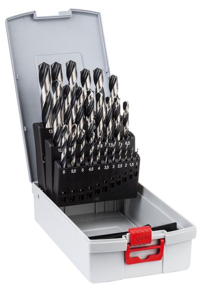 Bosch (2608577352) 1mm-13mm HSS Metal Drill Bit Set, 25 Piece