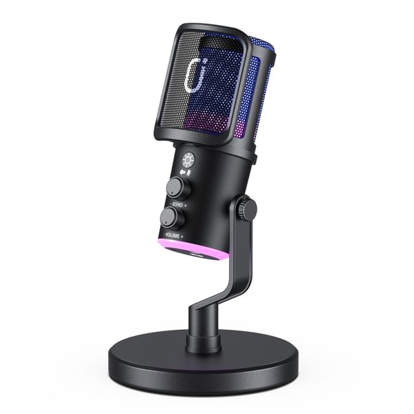 KOOSDA KMP-171 RGB USB Gaming Microphone Compatible with PC and Laptop