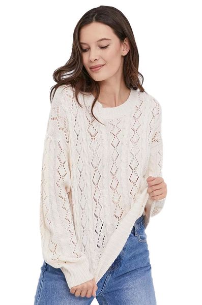 Brave Soul - Crew Neck Jumper Pointelle