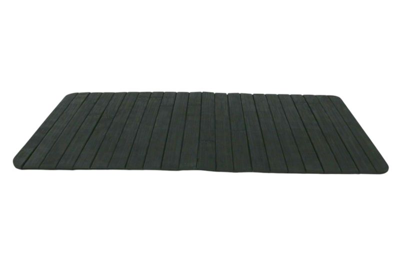 Flexible Antislip Slated Armrest Bamboo Serving Tray 44x24cm
