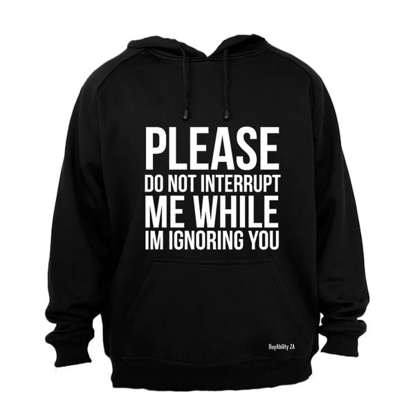 Mens - Hoodie - Black image