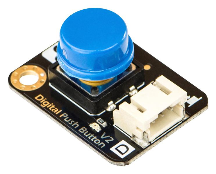 On Board, Push Button Module, Blue Cap image