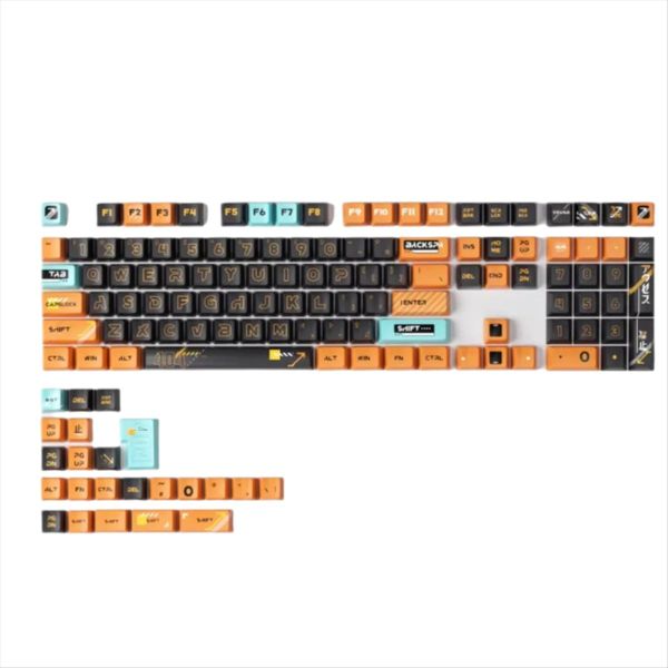 131 Keys Keycaps Pbt Cherry Profile for Wooting Mechanical Keyboard