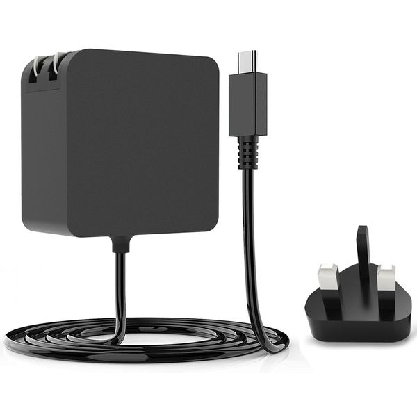 For Steam Deck Charger Wall Adapter 45W Power Game Console(UK Plug)
