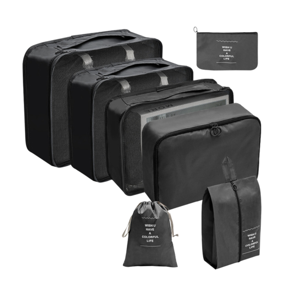 7 Piece Ultimate Travel Organiser Set