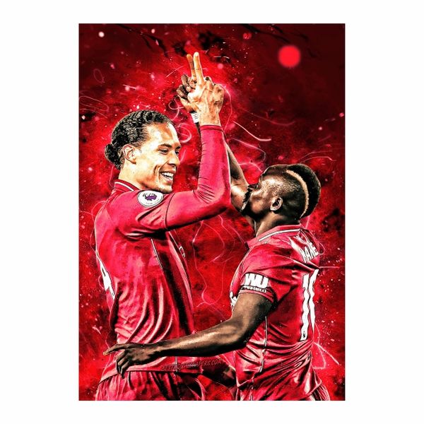 Virgil van Dijk &amp; Sadio Mane - A1 Poster