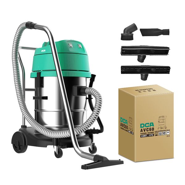 DCA 2300W 60L Industrial Wet/DryVacuum Cleaner