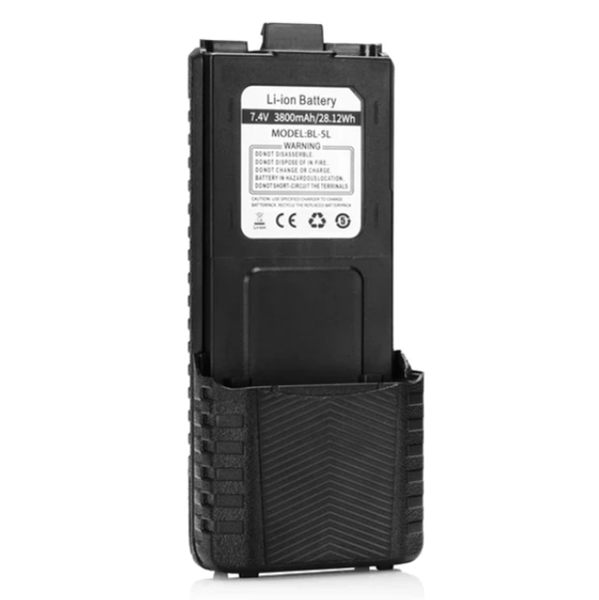 Extended 3800mAh battery(with type-C) compatible with Baofeng UV5R radio