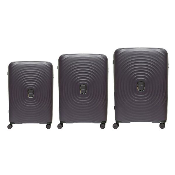 Travelite Twirl Luggage Trolley Bag Set 3 Piece - Purple