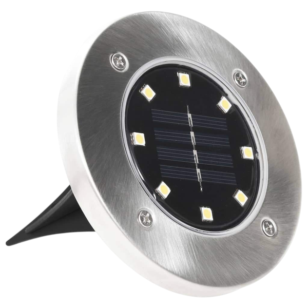 Solar Powered Flat to Ground Led Outdoor Lights Disk Lights