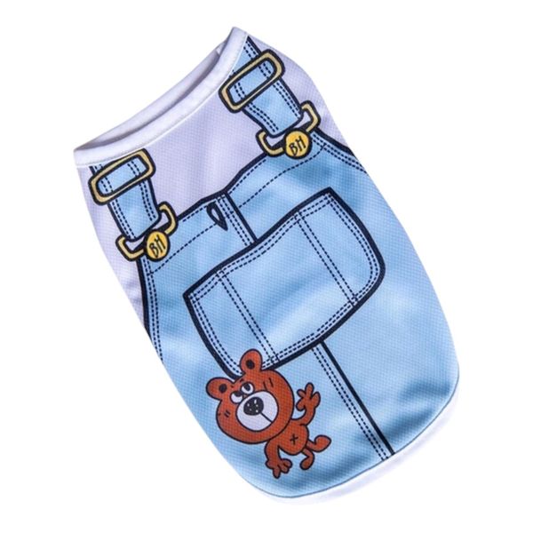 Small Bread Pet Clothing - Overalls Theme (Pink)
