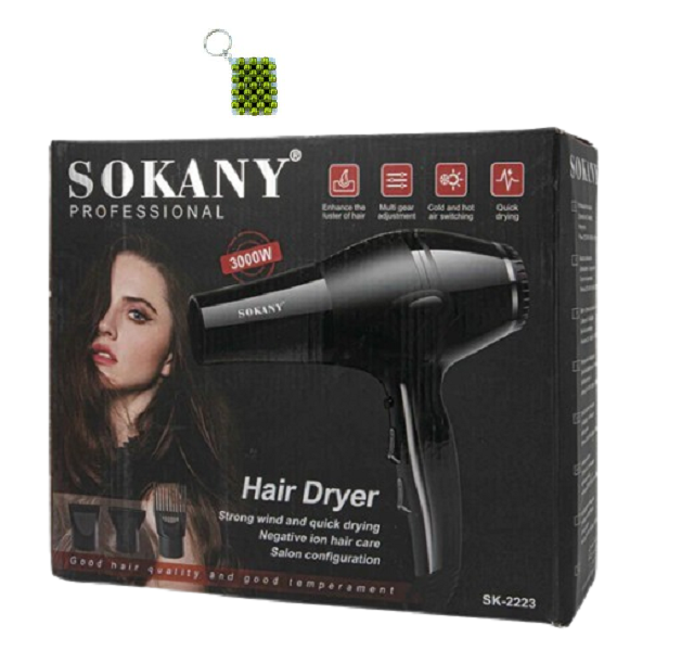 Sokany Professional Hair Dryer &amp; Keyholder