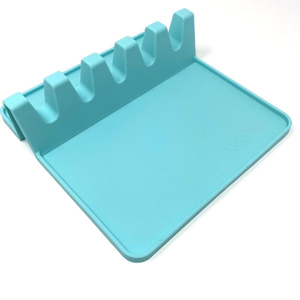 FI- Elegant Silicone 5 Slots Utensils Rest Holder