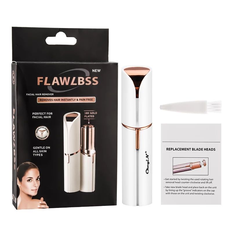 Women Underarm Body Hair Removal Lipstick Design Blade Shaver | Shop ...