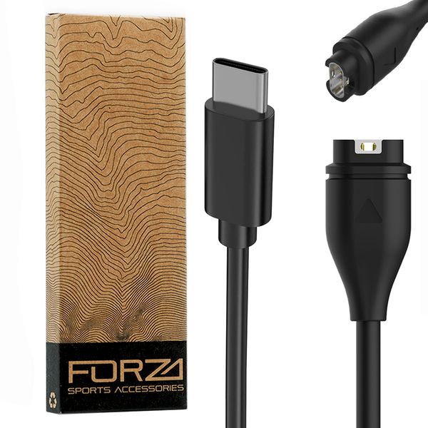 Forza Replacement USB-C Charging Cable for Garmin Fenix/Forerunner/Venu