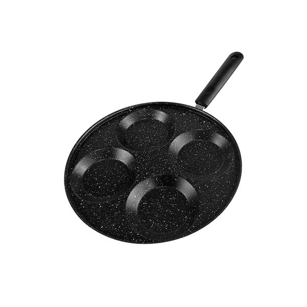Breakfast Ready 4-Cavity Non-Stick Fry Pan - Safe Grip Handle