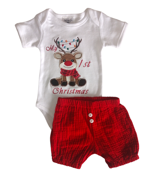 Little Leila - My 1st Christmas Outfit - Baby Boy