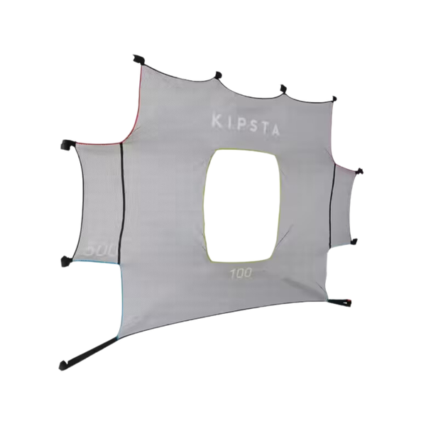 Kipsta Football Target Practice Cover for Size L 3x2m Goal Posts - Grey