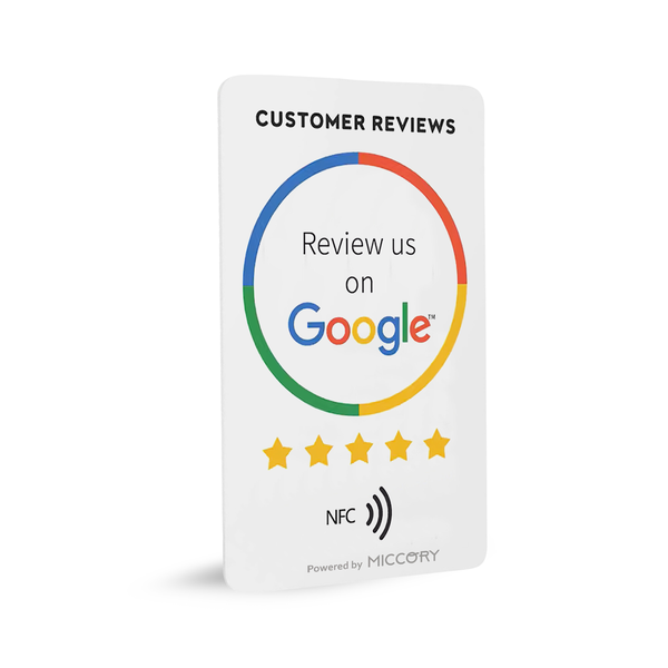 Miccory - Google Review NFC Card (Rainbow Edition)
