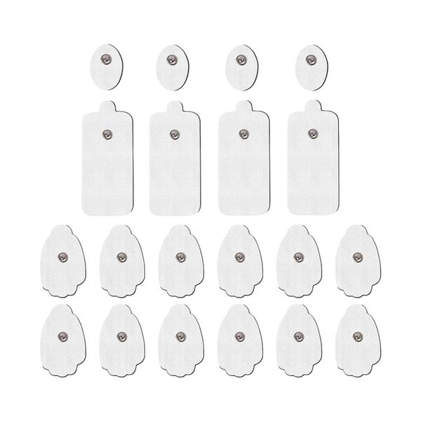 20 Pack Gel Pad Electrodes For Electrostimulation Massage, Self-Adhesive