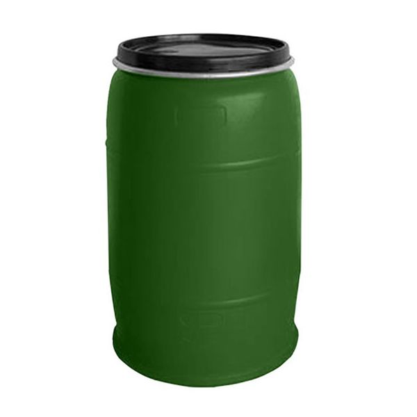 210 Litre Storage Drum - SABS Approved Food Grade - Open Head - Green