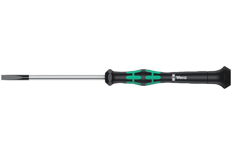 Wera (05118014001) Screwdriver, Slotted, 4mm Tip, 80mm Blade