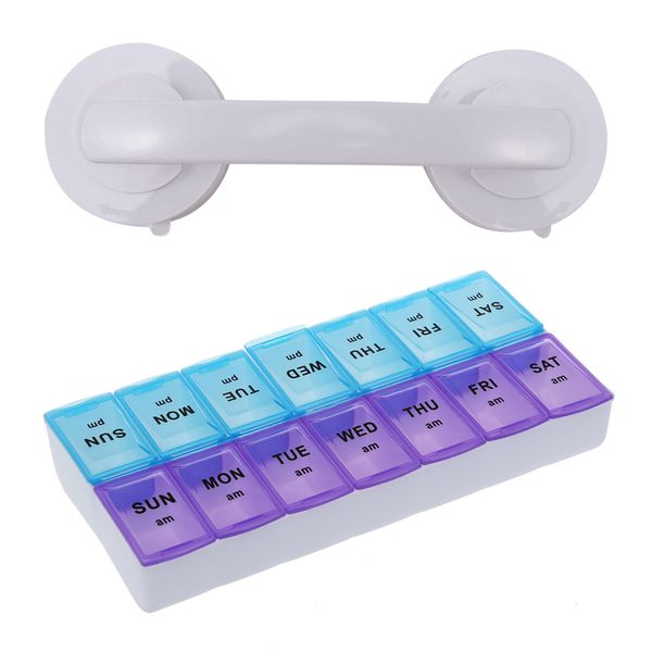 Vacuum Sucker Cup Grab Bar Handle For Glass Door Bathroom Elder