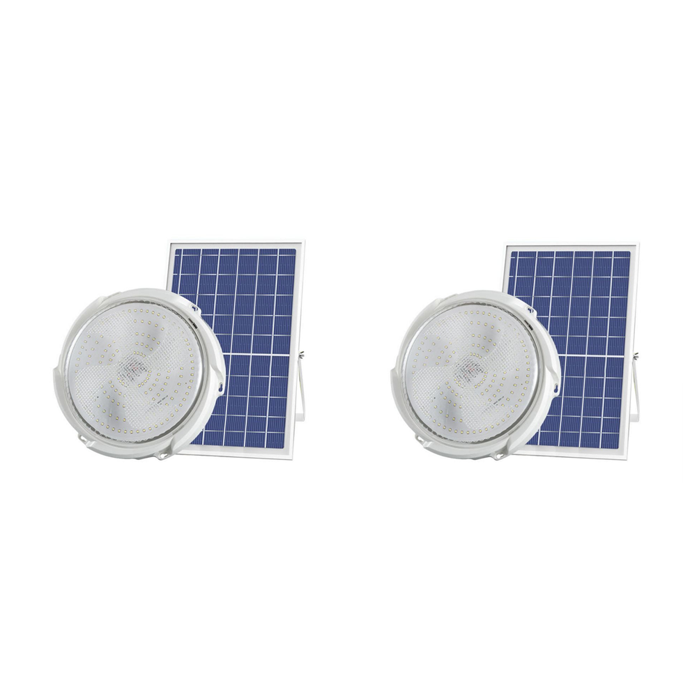 Set of 2 60W Outdoor Home Ceiling Solar Powered Light FA-125