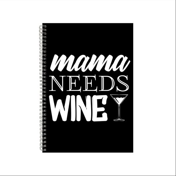 Wine Mama Notebook Gift Idea A4 Notepad Pad 46