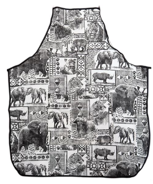 Big 5 African Black and White styled Apron