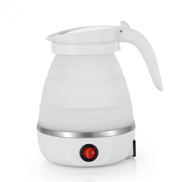 Foldable Silicone Travel Kettle-White