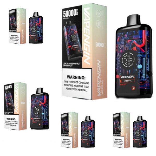 Vapengin Mecha 50000 Puffs Vape - Lemon Passionfruit Grapefruit (Pack of 5)