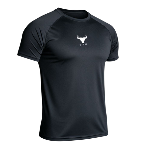 Men's Fitted Gym Shirt - Bull