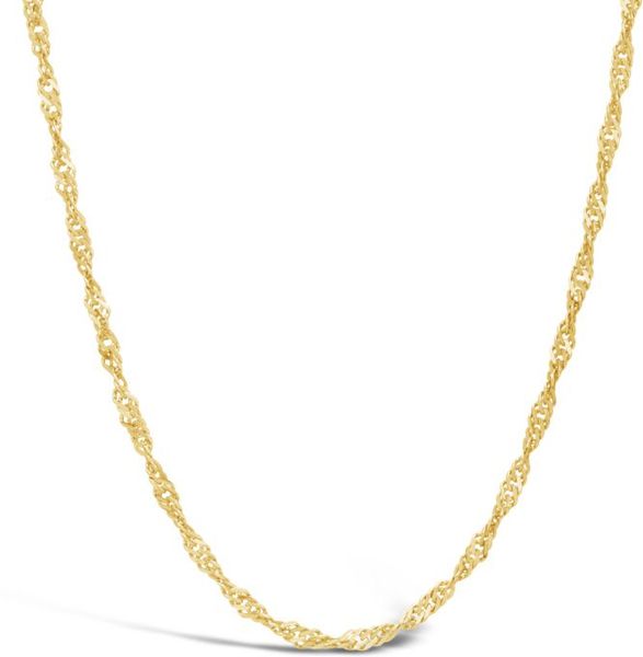 Broadway Jewellers - 9ct Yellow Gold - Singapore Disco Chain - 50cm