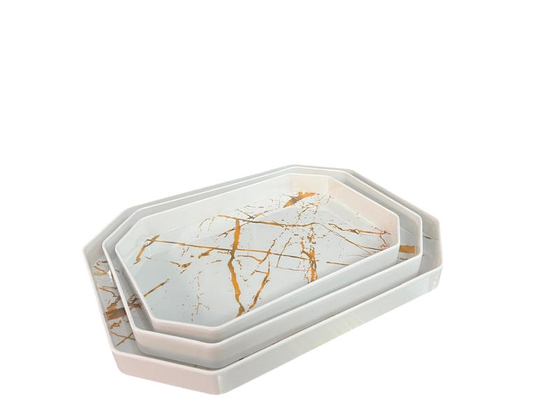 Serving Tray - Rectangular - Set of 3