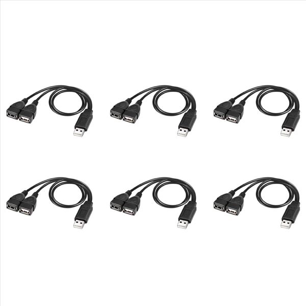 Usb 2 0 A Male To Dual Usb Female Jack Y Splitter Charger Cable