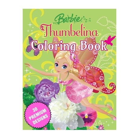 barbie thumbelina coloring pages