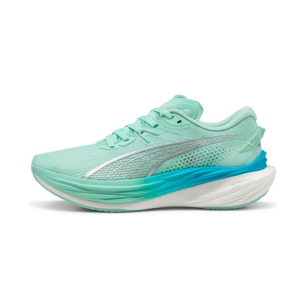 Puma Women's Deviate Nitro 3 Road Running Shoes - Mint Melt/Speed Blue