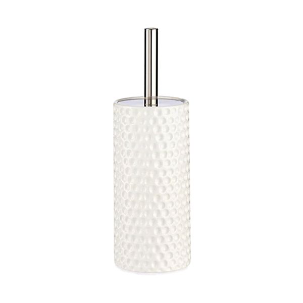 Elegant Ceramic Toilet Brush With Golf Ball Shape Holder