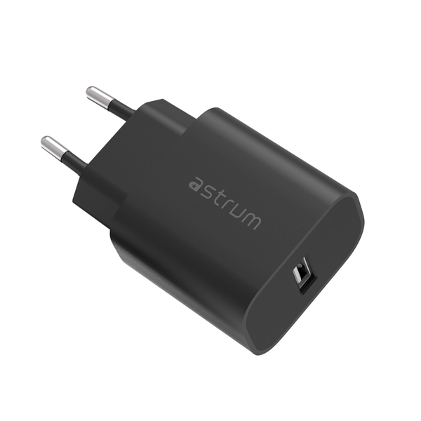 Astrum 12W USB-A Compact Wall Charger with Smart IC Protection - WATZ12A