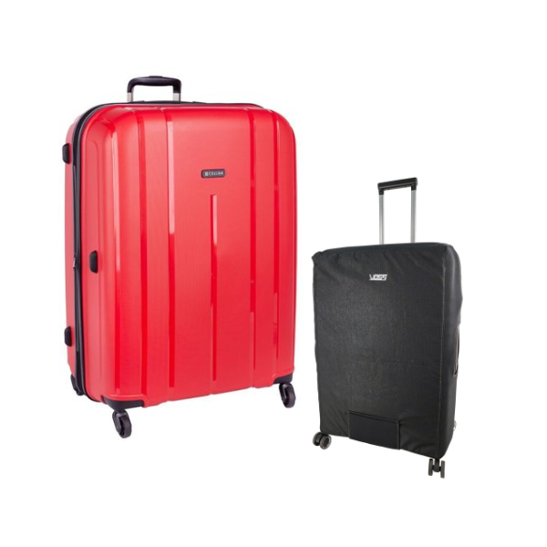 Cellini Qwest 67cm Check-in Spinner &amp; Voss Luggage Cover