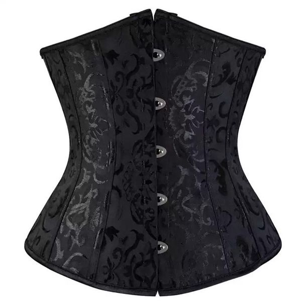 TrueSlim Embossed Lace Up Corset Waist Trainer
