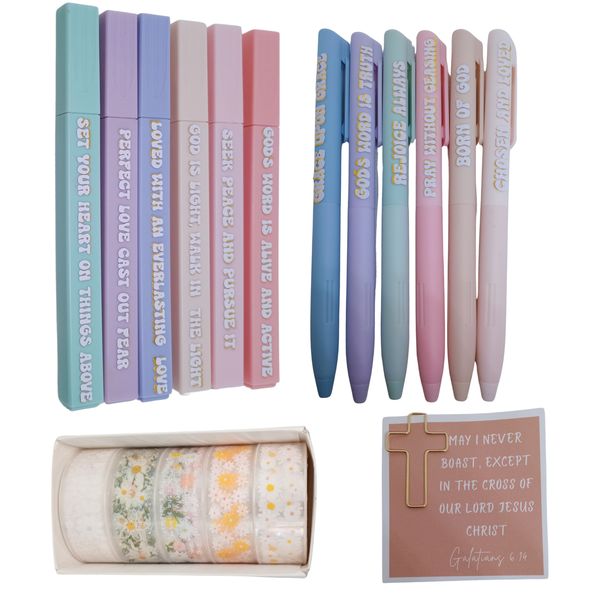 Bible Study Journaling Kit - Christian Inspired Stationery Set